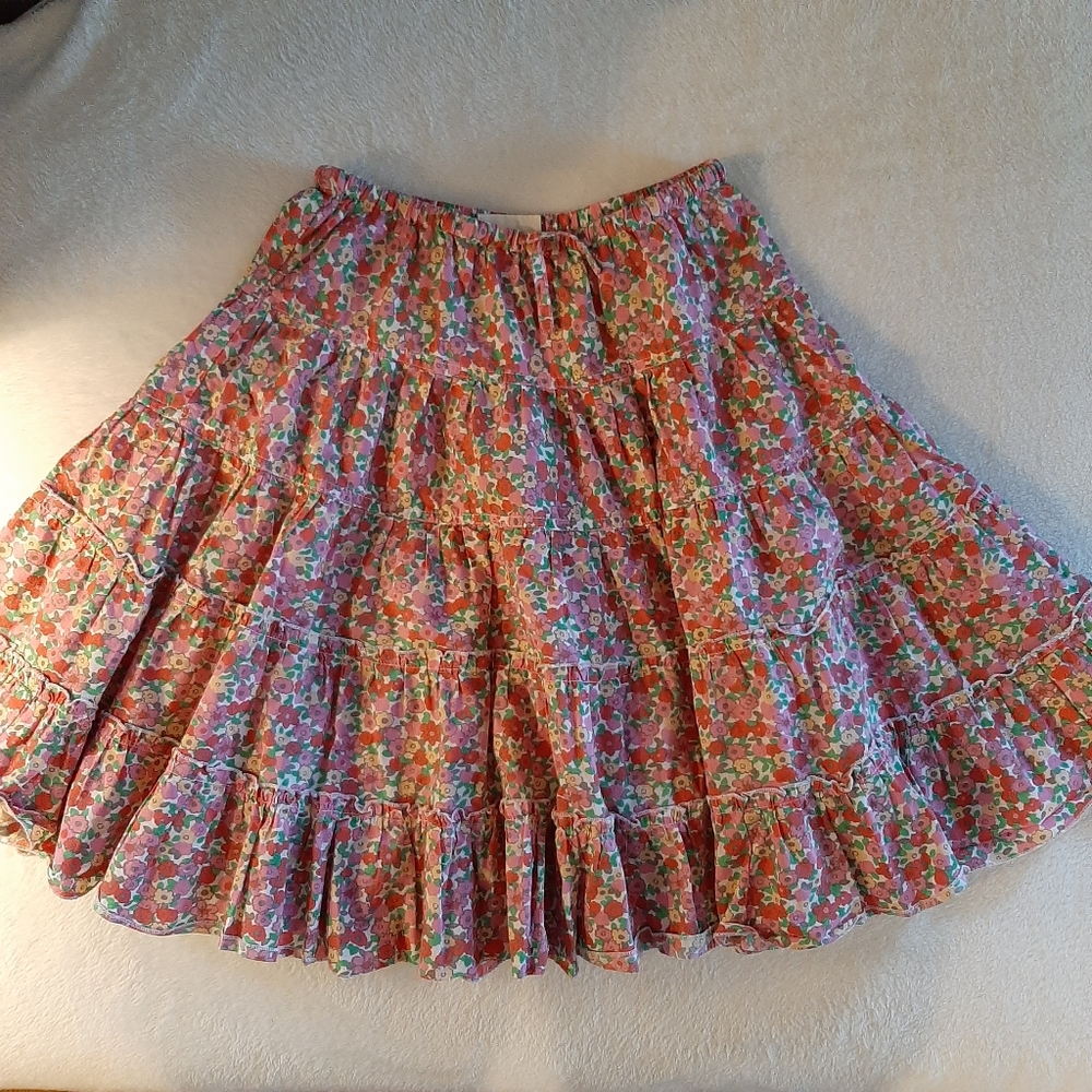 MINI BODEN FLORAL SKIRT